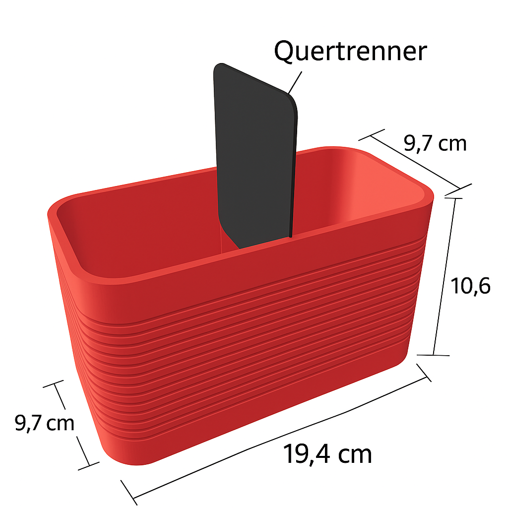 justCUBIX DUO mit Querteiler